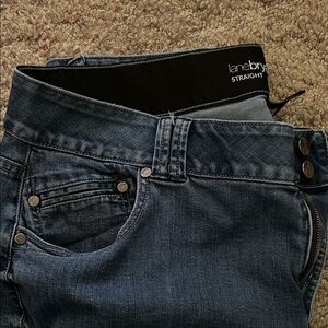 Lane Bryant Dark Blue Straight Leg Jeans